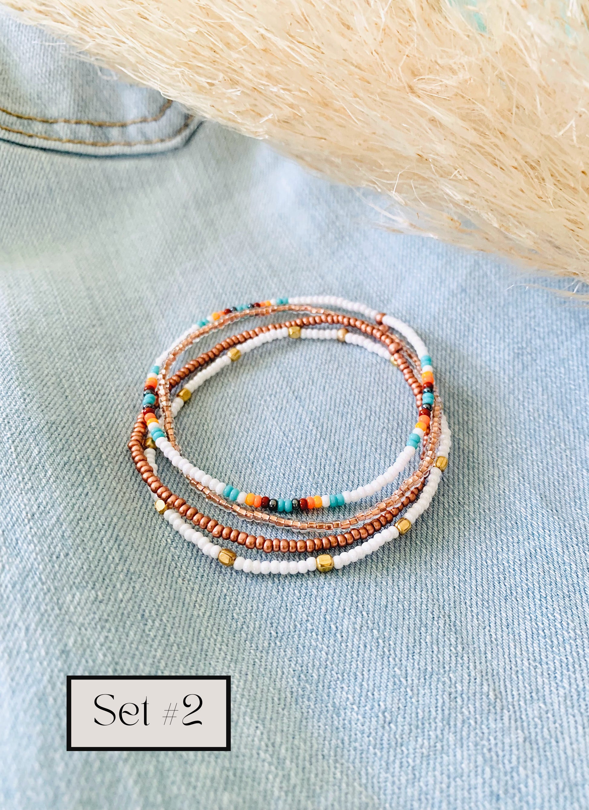 Stretch Bracelet Set, Seed Bead Bracelet, Small Beaded Bracelets, Minimalist Bracelets, Dainty Bracelet, Bracelet Stack, Beach Bracelet