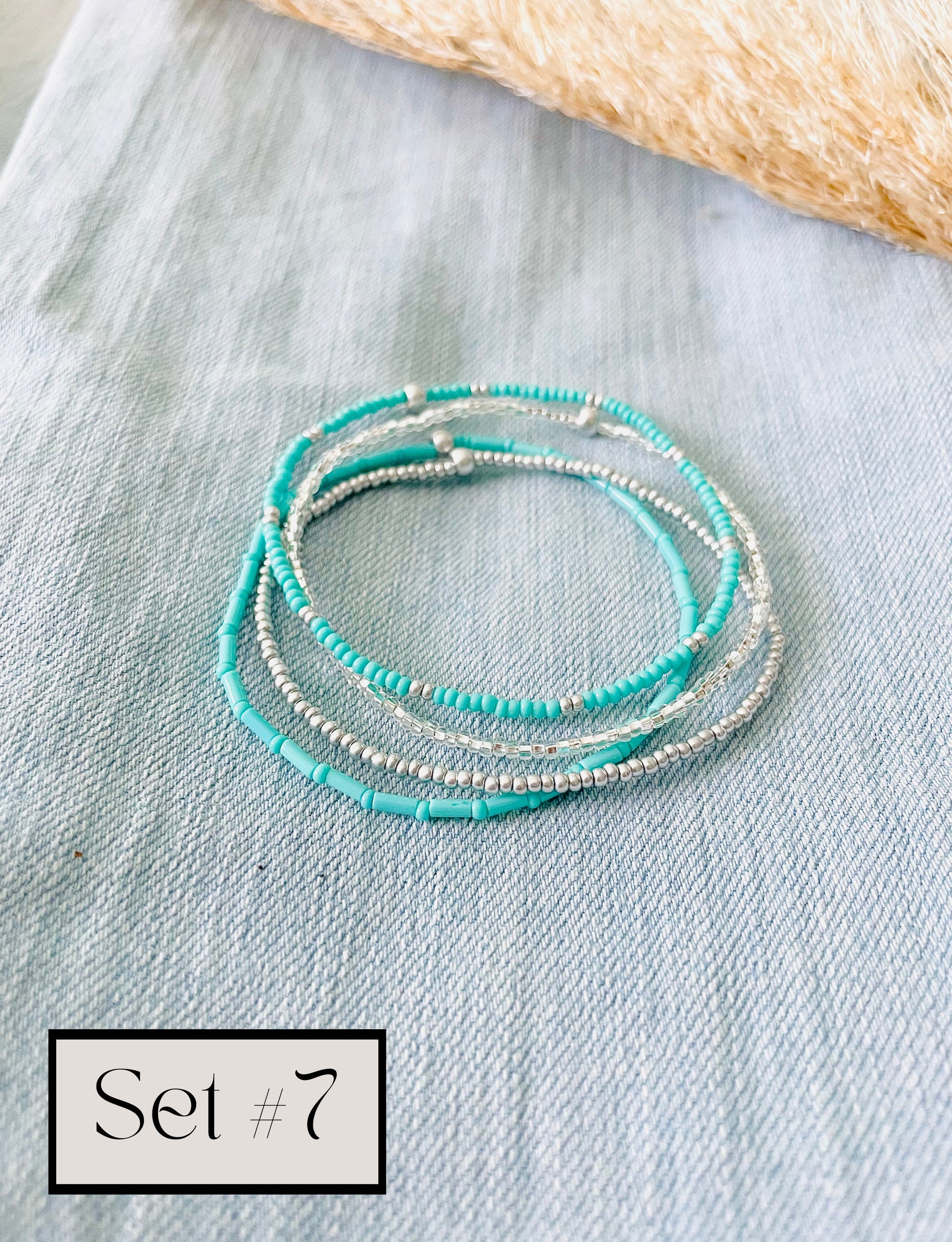 Stretch Bracelet Set, Seed Bead Bracelet, Small Beaded Bracelets, Minimalist Bracelet, Dainty Bracelet, Bracelet Stack, Beach Bracelet, NEW!