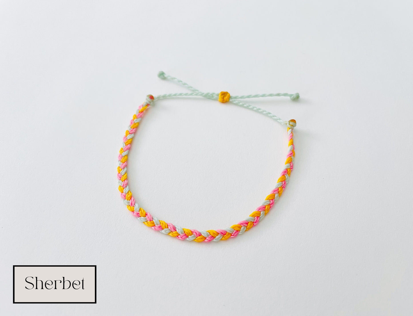 Mini Braided Bracelet, Surfer Bracelet, Waterproof Bracelet, Adjustable Bracelet