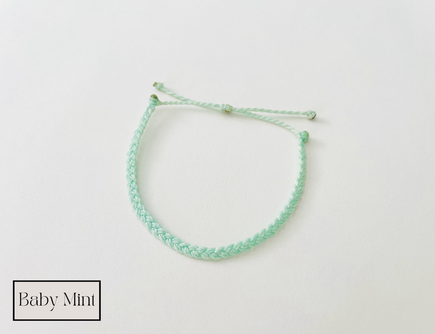 Mini Braided Bracelet, Surfer Bracelet, Waterproof Bracelet, Adjustable Bracelet