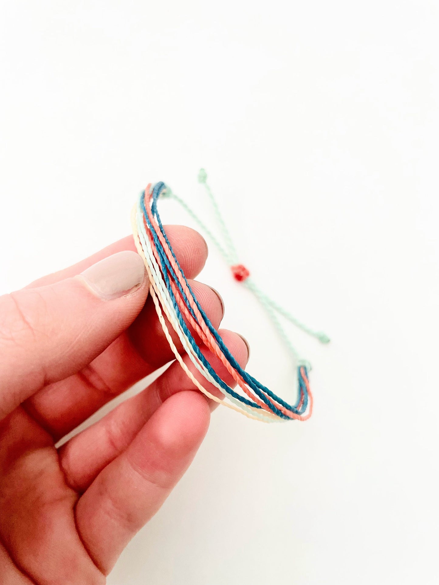 Surfer Bracelet, String Bracelet, Thread Bracelet, Adjustable, Cord Bracelet, Handmade