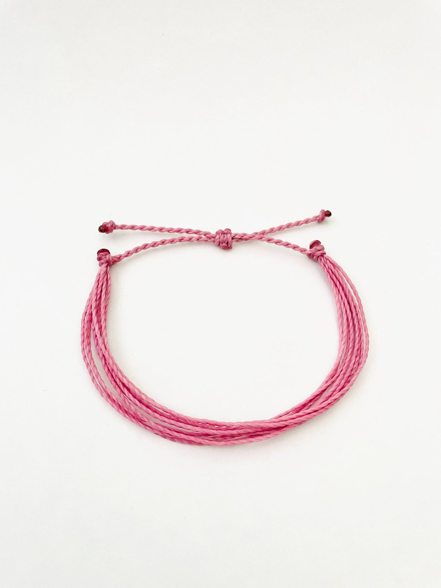 Pink Bracelet, String Bracelet, Surfer Bracelet, Cord Bracelet, Waterproof, Adjustable