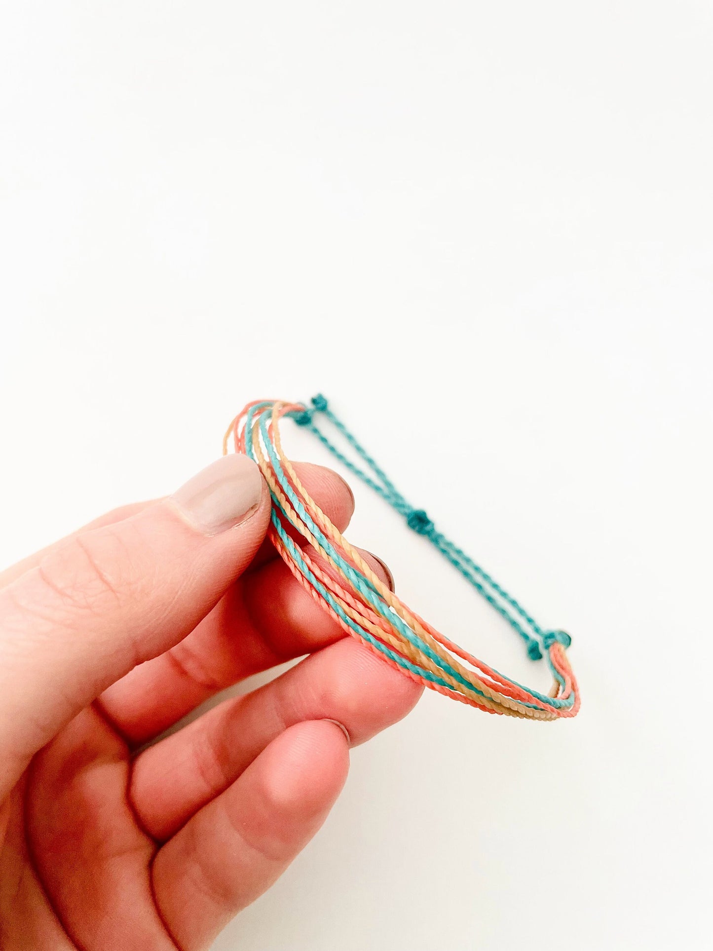 Surfer String Bracelet, Beachy Bracelet, Adjustable Waterproof Bracelet, Handmade Bracelet