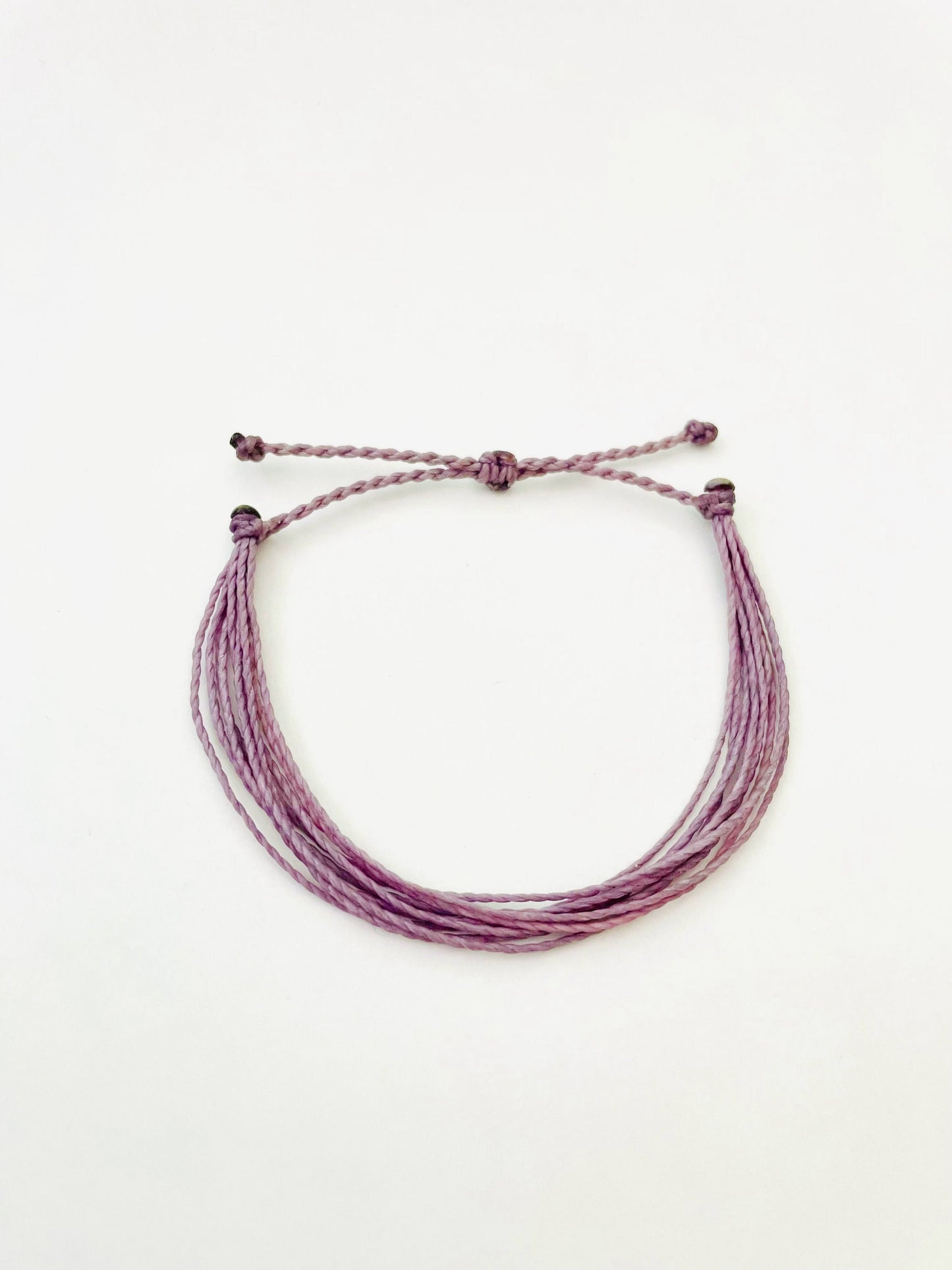 Purple String Surfer Bracelet for Women Beach Style Adjustable Bracelet Purple Jewelry Surfer Girl Simple Cord Bracelet Waterproof Handmade