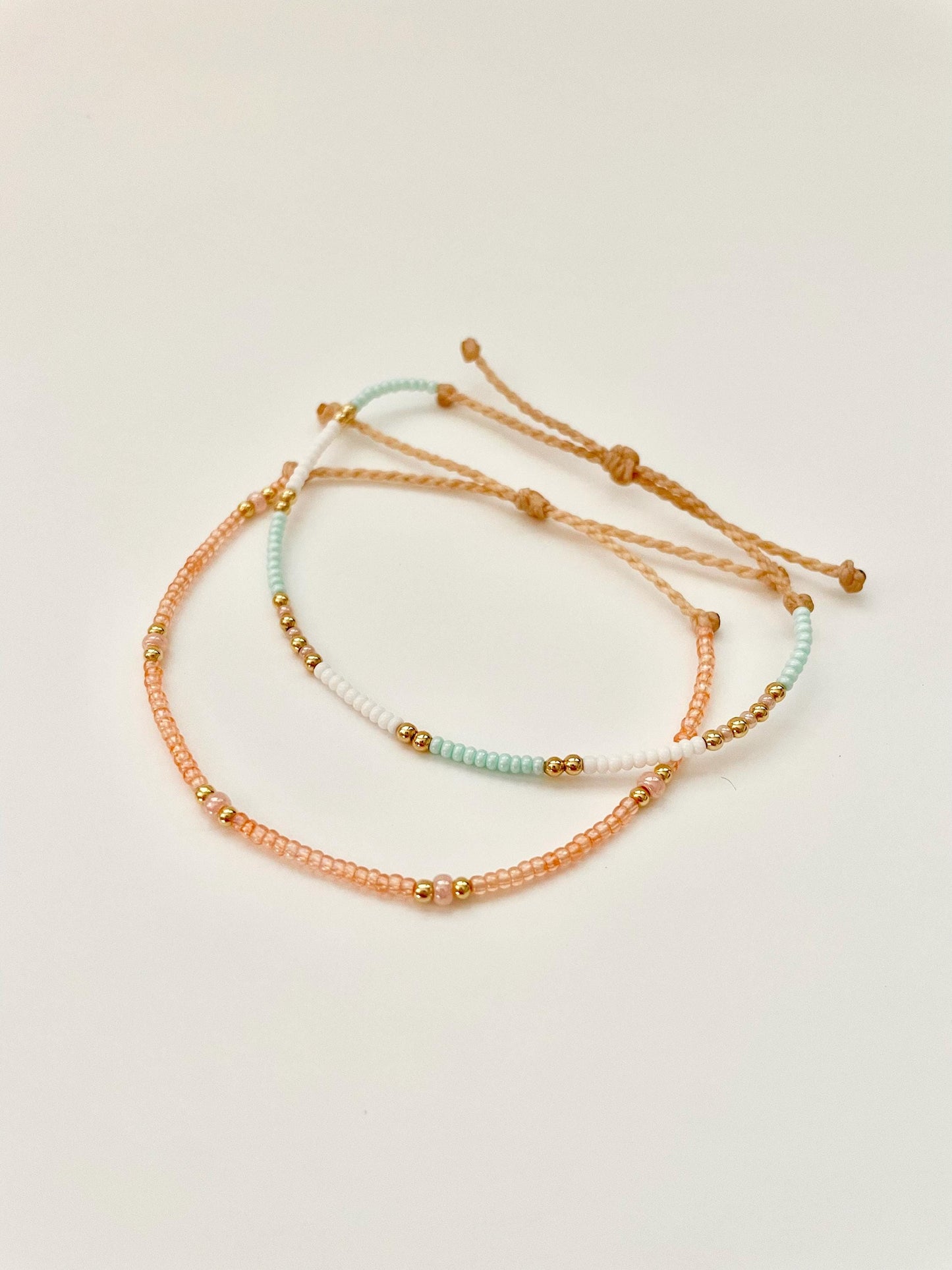 Surfer Bead Bracelet for Women Seed Bead Bracelet Waterproof Adjustable Bracelet Beaded Bracelet Beachy Bracelet Summer Jewelry Beaded
