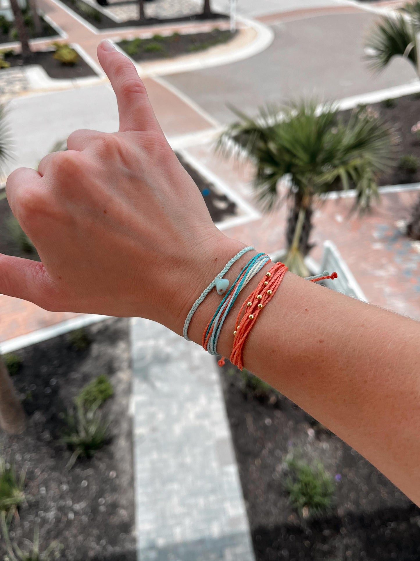 Surfer String Bracelet Stack Womens Beach Vibe Bracelet Colorful Stacking Bracelet Set Beachside Accessories Vacation Jewelry Gold Filled