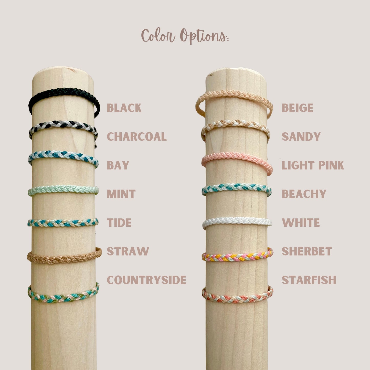 Womens Waterproof Surfer Bracelets Matching Best Friend Bracelets Gift for Daughter Adjustable Braided Bracelet Matching Couple Bracelets