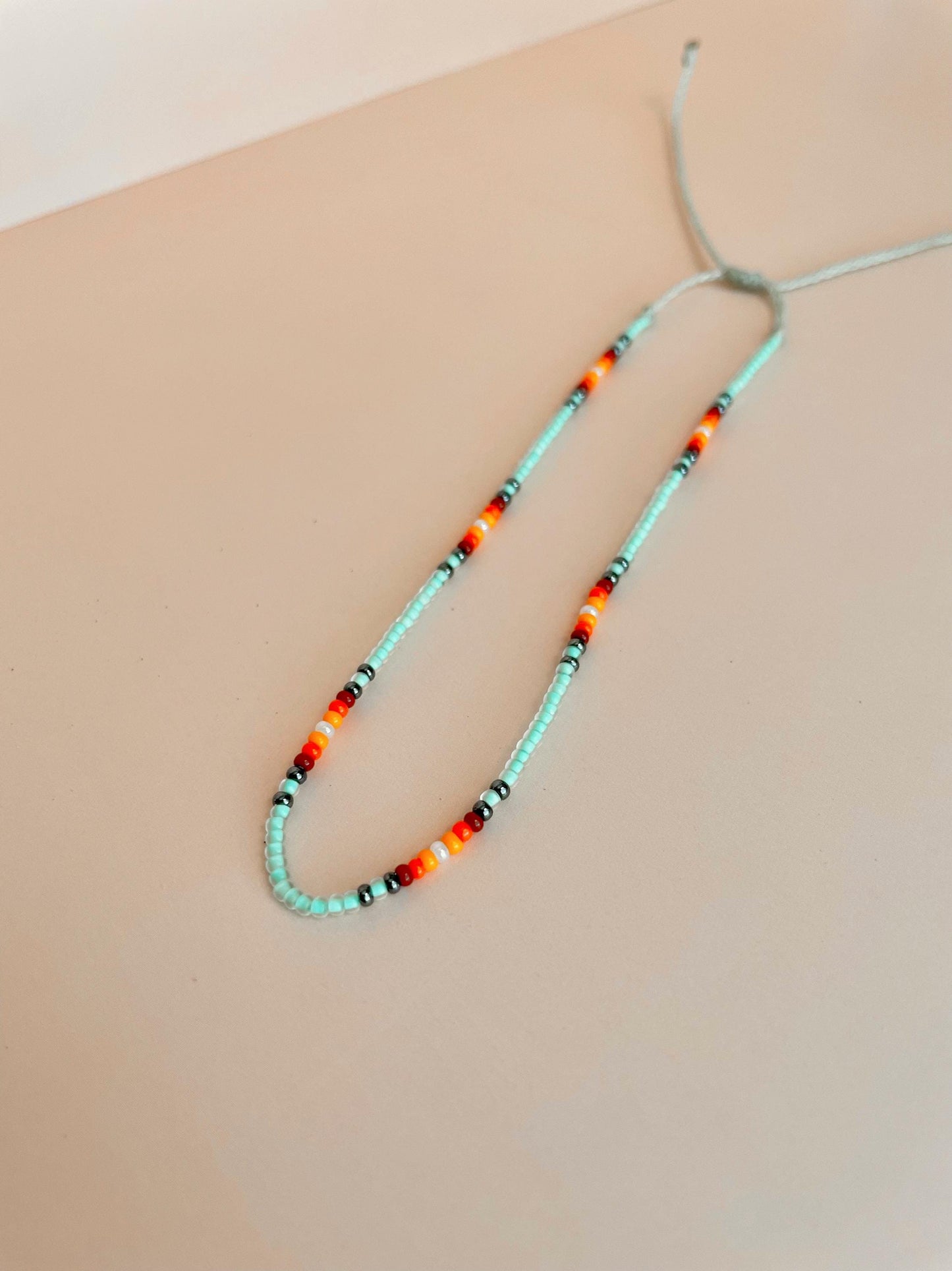 Beaded Anklet for Summer Beach Accessory for Festival Boho Style Beach Jewelry Minimalist Beach Wear Light Blue Bead Ankle Bracelet Handmade