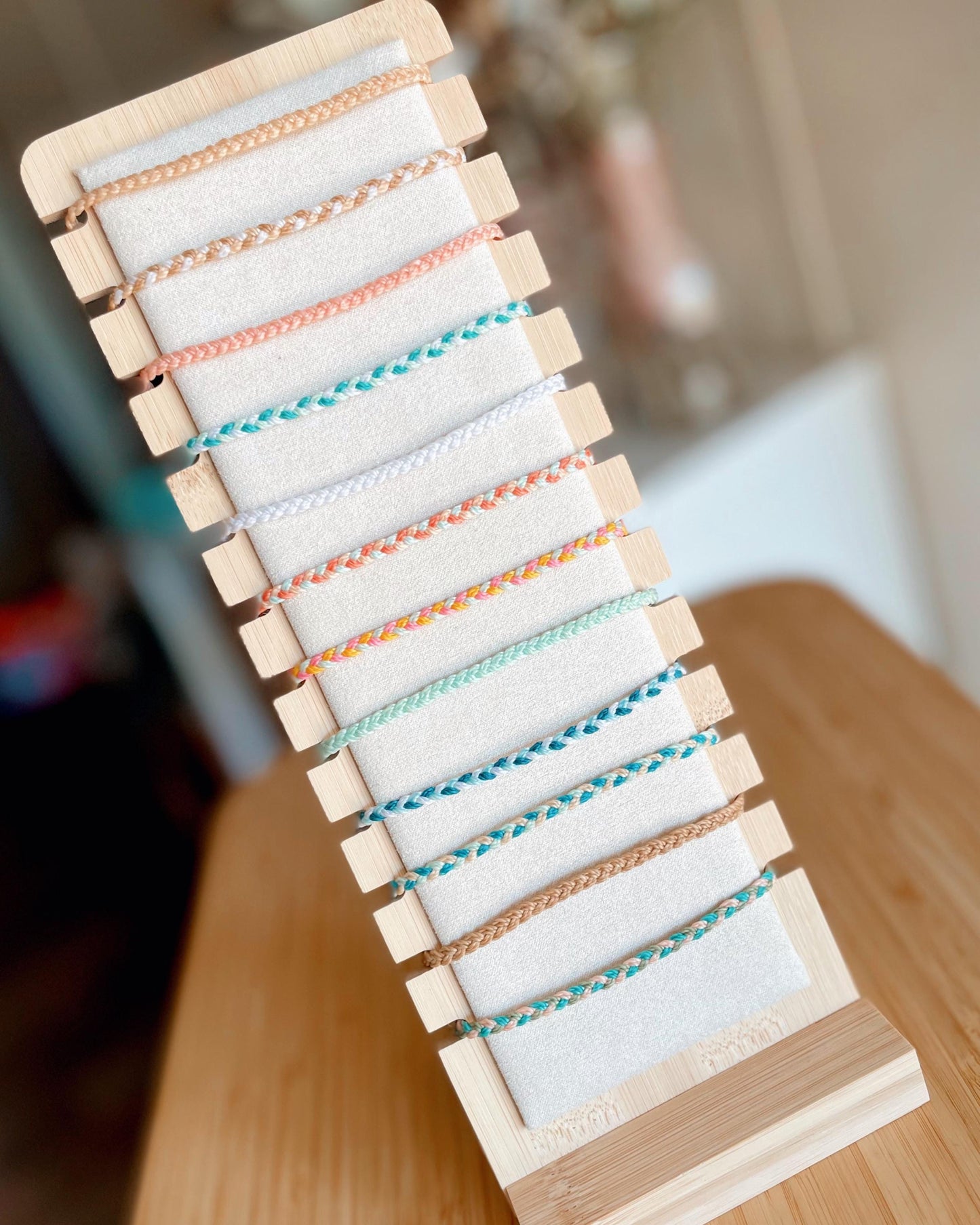 Womens Waterproof Surfer Bracelets Matching Best Friend Bracelets Gift for Daughter Adjustable Braided Bracelet Matching Couple Bracelets