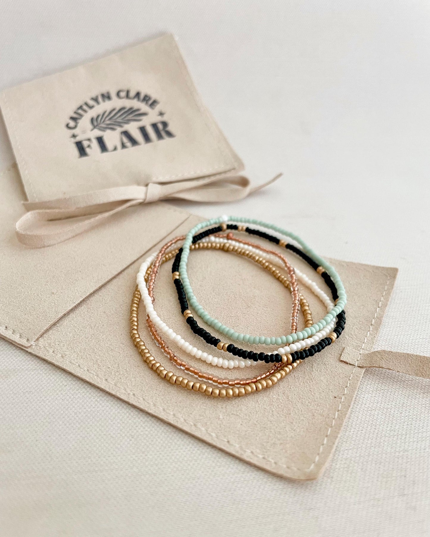 Seed Bead Stretch Bracelet Set Boho Stretch Bracelet Stack Simple Beaded Bracelet Tiny Bead Stacking Bracelet Jewelry Gift Idea for Sister