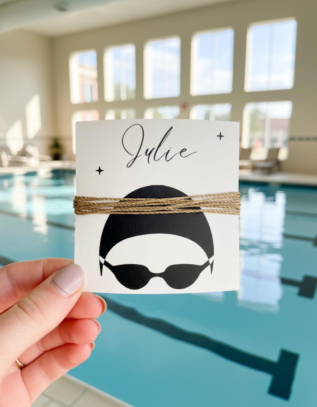 Swim Team Gift Bulk Team Bracelet Gift for Swim Coach Swimmer Graduation Gift Senior Night Swim Gift Waterproof Bracelet Personalized Swim